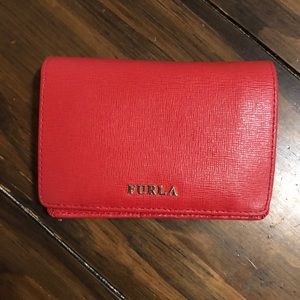 Red FURLA wallet
